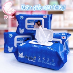 Giấy Ướt Goldgi Không Mùi Không Cồn - 100T