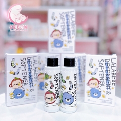 Bộ Nước Giặt Và Xả Thuần Chay Lalabebe Set Du Lịch