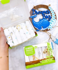 Set 6 khăn sữa sợi tre Mipbi