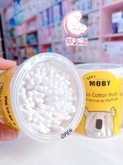 Tăm bông Moby 150 que hai đầu