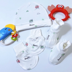 Set Bao Tay Chân Mũ Sợi Tre AP19