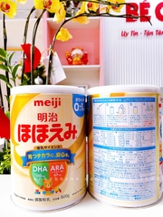 Sữa bột meiji 800g lon 0