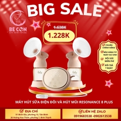 Máy hút sữa điện đôi và hút mũi Resonance 8 Plus