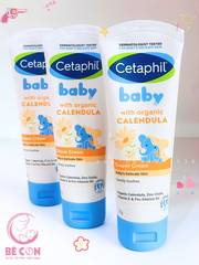 Kem chống hăm tả và làm dịu hăm tã cho bé Cetaphil Baby Diaper Cream với Hoa Cúc hữu cơ 70g