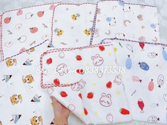 Khăn tắm cotton in hình xuất Nhật 90x90