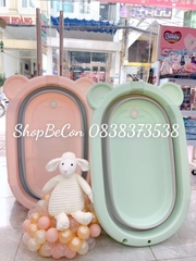 Thau tắm kèm phao gấp gọn