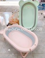 Thau tắm kèm phao gấp gọn