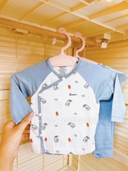 Bộ cài lệch dài sợi tre hưu gấu AV033