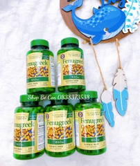 Cỏ lợi sữa Fenugreek 610mg Nature’s Garden UK