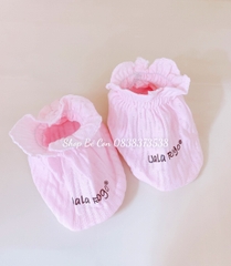 Set bao tay chân Modal hoạ tiết 2446