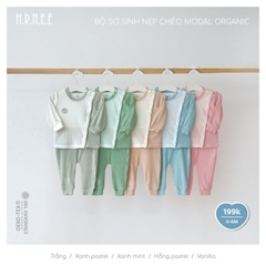 Bộ sơ sinh nẹp chéo Modal Organic