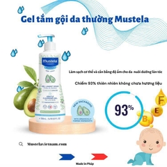 Gel tắm gội da thường Mustela 200ml