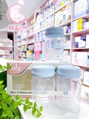 Bộ 3 bình trữ sữa Fatz 150ml