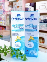 Xịt mũi muối biển STERIMAR Pháp cá heo Vàng