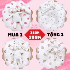 Gối chống trào ngược muslin cao cấp