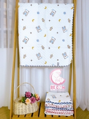 Khăn tắm cotton in hình xuất Nhật 90x90