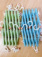 Bánh gạo lứt hữu cơ thanh ngắn Bebedang 6M