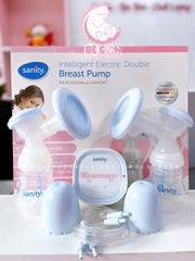 Máy hút sữa tích điện đôi Sanity S6307