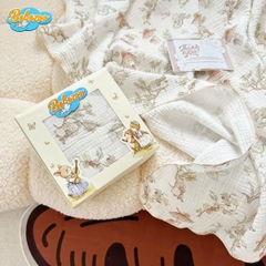 Khăn tắm Muslin 2 lớp hoạ tiết cổ tích