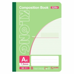Sổ may dán gáy 320 trang A4 56/86