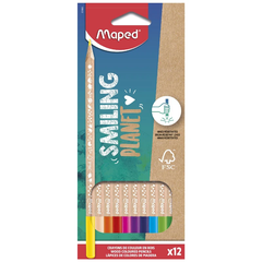 Chì màu FSC SMILING PLANET 12 màu 831800FC