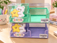 Cắm bút lưới( 3 ngăn)