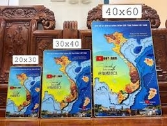 BẢN ĐỒ VIỆT NAM TRÁNG GƯƠNG (30x40)