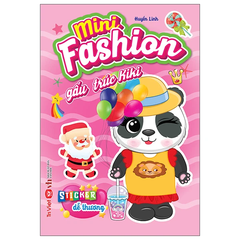 Mini fashion gấu trúc KIKI(Sticker dễ thương)
