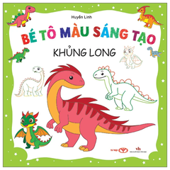 Bé tô màu sáng tạo- Khủng Long