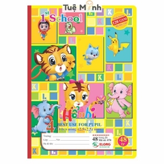 Vở 4 ô ly 48tr đủ - dán gáy IK120/92