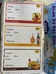 Nhãn vở 3 tem NV-VH003