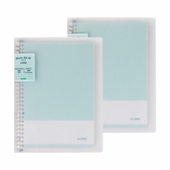 Sổ kẻ ngang (6x6mm) nét đứt kẹp còng sắt 26 chấu B5 100 tờ (100/76)