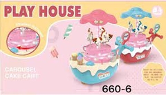 Đồ chơi hộp kem nhựa quay 660-6