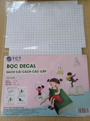Bọc decal 43x30cm TCT( bọc sgk)