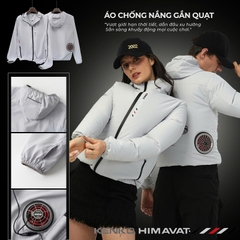 Áo điều hoà chống nắng KENKO Himavat thiết kế thời trang chống nước thoáng khí màu ghi