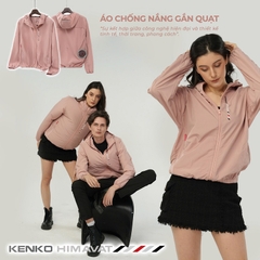Áo điều hoà chống nắng KENKO Himavat thiết kế thời trang chống nước thoáng khí màu Hồng đỗ
