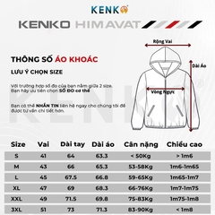 Áo điều hoà chống nắng KENKO Himavat thiết kế thời trang chống nước thoáng khí màu Hồng đỗ