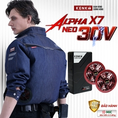 Áo điều hoà KENKO dài tay vải jean sáng chống cháy nhẹ-SM26