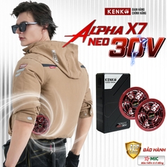 Áo điều hoà KENKO dài tay chất liệu vải taslan màu be trượt nước-SM24