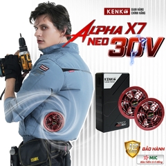 Áo điều hoà KENKO dài tay vải taslan màu xanh lam trượt nước-SM26