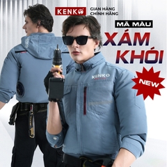 Áo điều hoà KENKO dài tay vải taslan màu xanh lam trượt nước-SM26