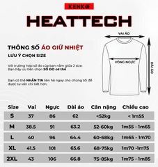 Áo giữ nhiệt sưởi ấm HEATTECH KENKO