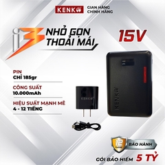 Bộ pin quạt KENKO I3 15V trọng lượng nhẹ nhất, hiệu suất cao