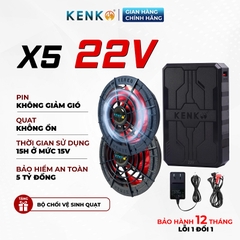 Áo điều hoà KENKO ASAWIND kiểu dáng cộc tay xanh than