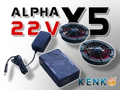 Bộ pin quạt KENKO ALPHA X5 22V mạnh nhất, công nghệ quạt siêu êm