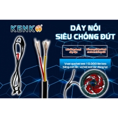 Dây cáp áo quạt điều hòa KENKO chống đứt ngầm siêu bền, dây nối quạt và pin