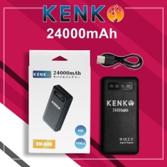 Pin áo sưởi Kenko dung lượng 24000mah có đèn pin chiếu sáng bảo hành 12 tháng