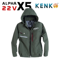 Áo điều hòa Kenko ALPHA X5 PRO 22V xanh rêu SM24