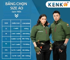 Áo điều hòa Kenko ALPHA X5 PRO 22V xanh rêu SM24