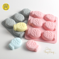 Khuôn silicon con cá